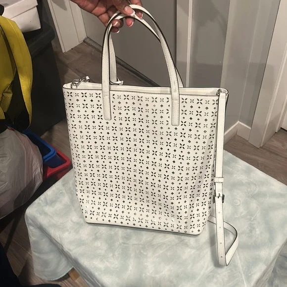 MK shoe and purse set pure white size 9 - Picture 10 of 11